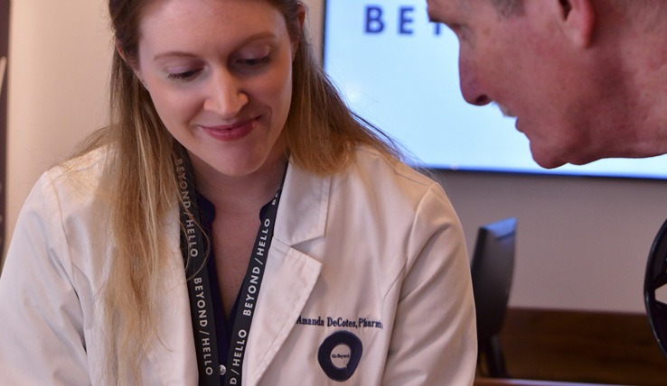 Cannabis patient consulting with a specialist